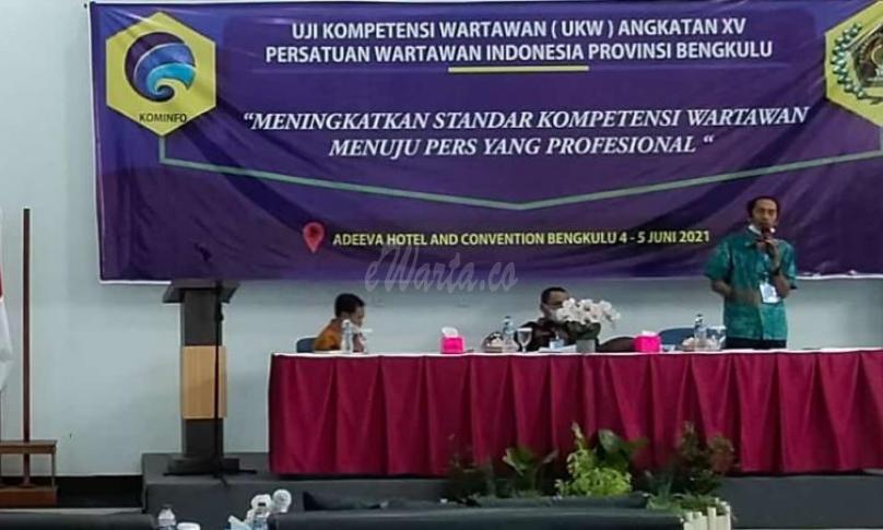 Puluhan Jurnalis Bengkulu Ikuti Uji Kompetensi Wartawan