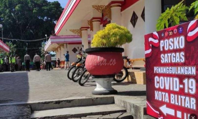 Polres Blitar Kota Dirikan Posko Gabungan Persiapan PPKM Darurat