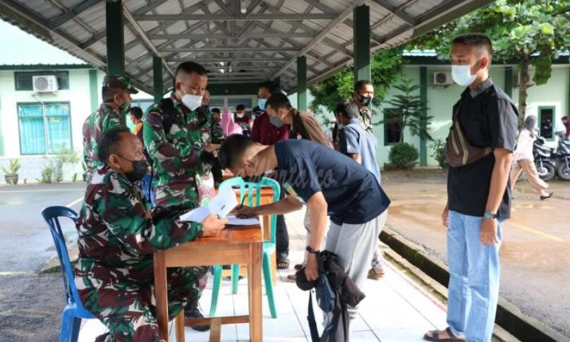 Korem 041/Gamas Terus Lakukan Vaksinasi
