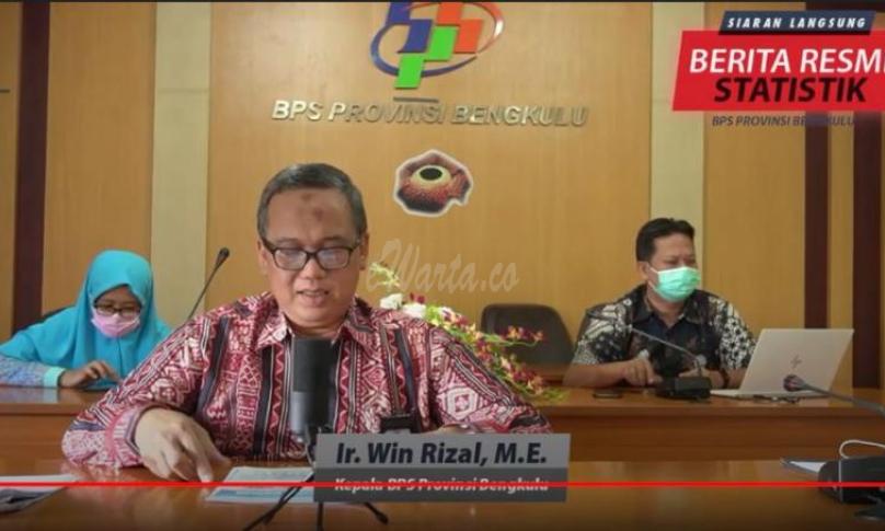 Kepala Badan Pusat Statistik (BPS) Provinsi Bengkulu, Win Rizal,