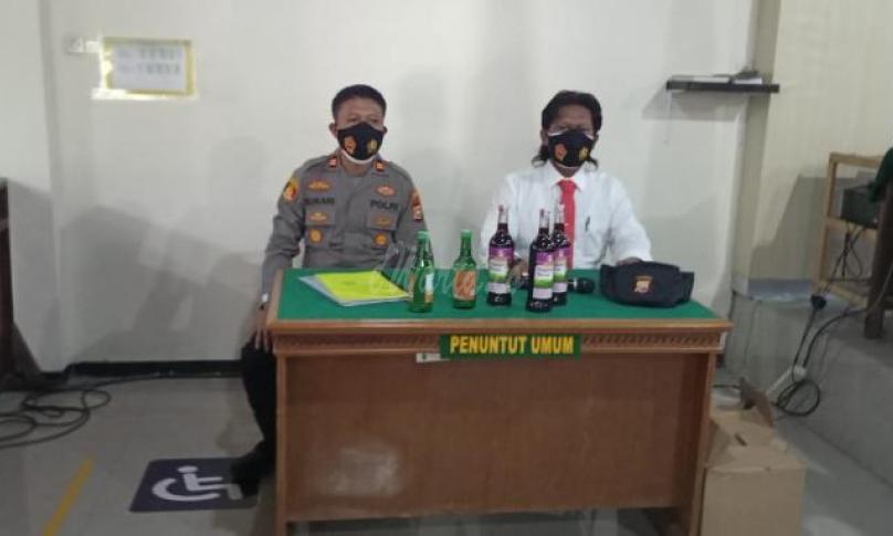 Penjual Miras Tanpa Izin di Bengkulu Selatan Didenda