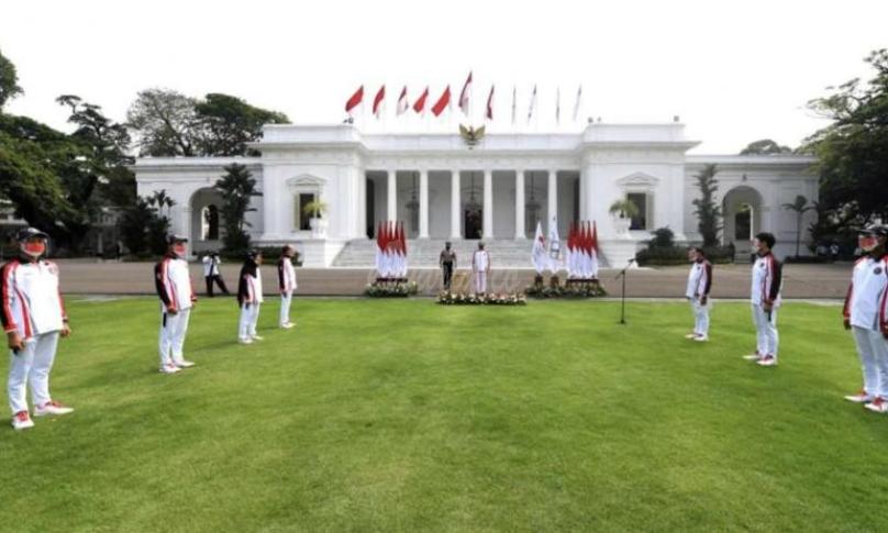 Presiden Lepas Kontingen Indonesia ke Olimpiade Tokyo
