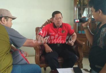 Kalapas Rejang Lebong saat diwawancarai wartawan