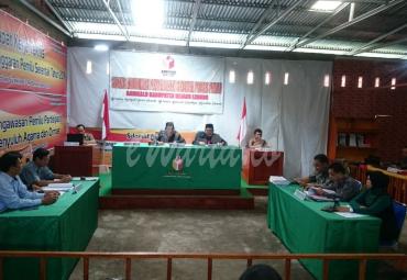 Sidang Ajudikasi di Bawaslu Rejang Lebong