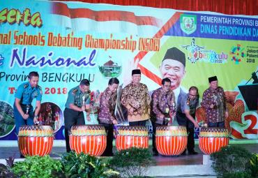 Pembukaan kegiatan lomba ini meriahkan atraksi kesenian Provinsi Bengkulu