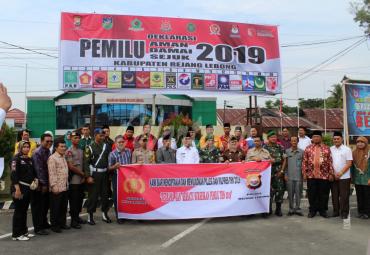 Deklarasi Pemilu Damai Kabupaten Rejang Lebong