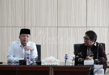 Pelindo-Plt Gubernur Rohidin Mersyah terima kunjungan Pelindo Bengkulu