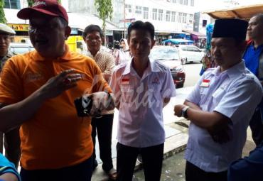 Kasatpol PP Kota di dampingi Ketua dan Sekretaris APKLI