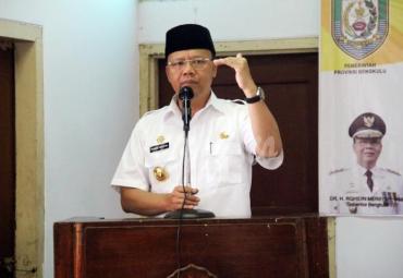 Gubernur Bengkulu, H Rohidin Mersyah