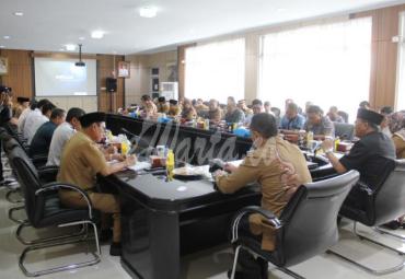 Rapat pembahasan ketersediaan alur pelabuhan pulau baai