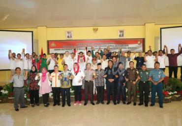 Deklarasi Pemilu damai di Aula Adem Polda Bengkulu
