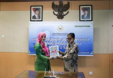 Penyerahan LHP Kinerja Pengelolaan PAD