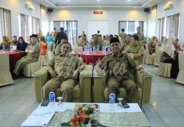 Sekda Provinsi, Nopian Andusti, Membuka Rapat Pembahasan Progres Report Survei Kepuasan Masyarakat