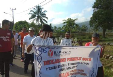 Deklarasi Pemilu damai dan jalan sehat