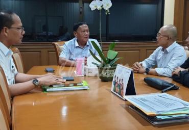 Plt Bupati Bengkulu Selatan diterima langsung di Kementan RI