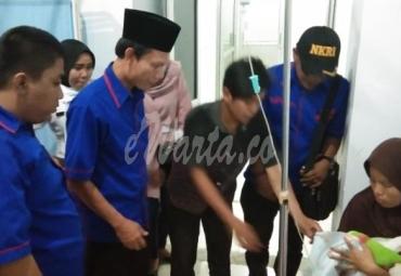 Pengurus AMBO jenguk Ilham di RS Bhayangkara