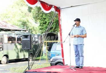Gubernur Bengkulu (H Rohidin Mersyah) membuka lomba menembak senapan angin