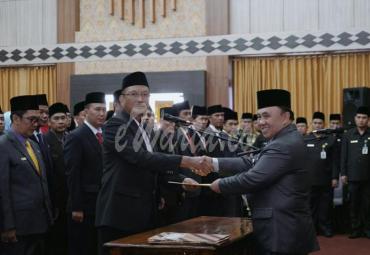 Mutasi dan pelantikan 142 pejabat eselon 3 dan 4 di lingkungan Provinsi Bengkulu
