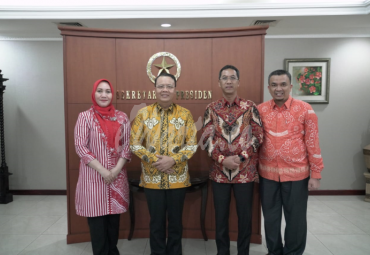 Kunjungan Gubernur Bengkulu ke komplek Istana Negara