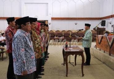 Gubernur Bengkulu (H Rohidin Mersyah) kukuhkan DRD Provinsi Bengkulu