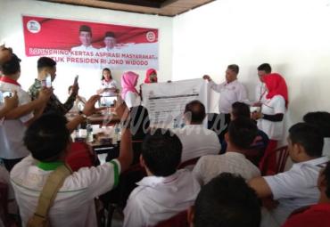 Launching kertas aspirasi untuk Jokowi