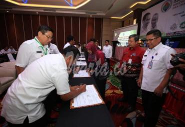 Penandatanganan Nota Kesepahaman Kemendes PDTT dan BNN di Banjarmasin