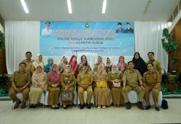 Sosialisasi aplikasi OSS dan siCANTIK CLOUD
