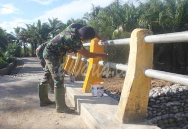 TMMD Pekerjaan pisik terus di kebut