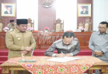 Paripurna penyampaian nota pengantar LKPJ Bupati tahun 2018