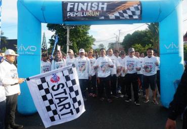 Plt Bupati Bengkulu Selatan Gusnan Mulyadi membuka KPU Run