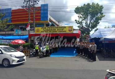 Pospam Lebaran 2019 di Pasar Bang Mego Curup Kabupaten Rejang Lebong