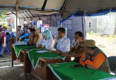 Dirjen SDA Kementrian PUPR bersama Bupati Bengkulu Tengah Ferry Ramli