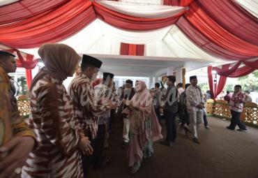 Bupati Luwu Utara, Indah P Indriani Hadiri Open House Gubernur Sulawesi Selatan