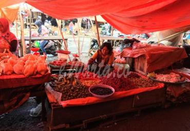 Pedagang pasar atas Curup