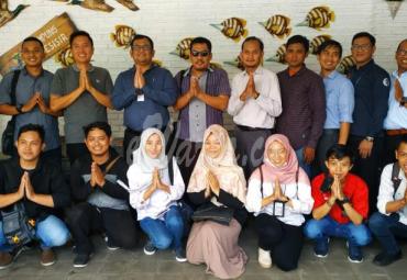 Halal Bihalal Bank BI perwakilan Bengkulu bersama awak media