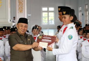 Paskibra dibubarkan secara resmi oleh Gubernur Bengkulu melalui Sekda Provinsi Nopian Andusti. Para Paskibra Provinsi Bengkulu tahun 2019 yang berjumlah 54 Orang ini berasal dari seluruh perwakilan siswa SMA/SMK di Provinsi Bengkulu.