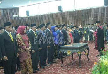 Pelantikan dan pengambilan sumpah anggota DPRD Provinsi Bengkulu periode 2019-2024