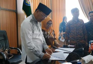 Penandatanganan MoU Pemprov Bengkulu dan BPS 