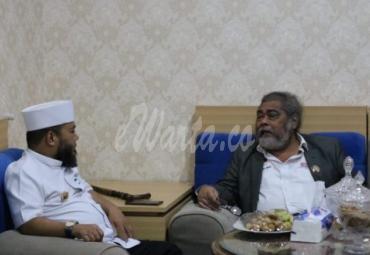 Walikota Bengkulu (H. Helmi Hasan, SE) saat bertemu Komnas Perlindungan Anak