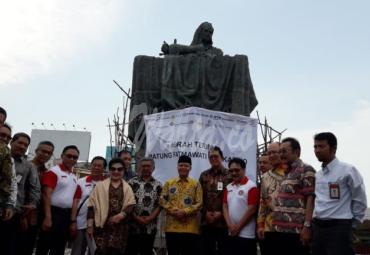 Peresmian patung Ibu Negara (Fatmawati) Putri Asli Bengkulu