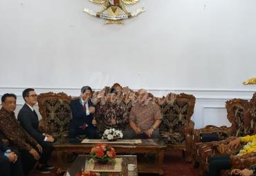 Pertemuan Gubernur Bengkulu bersama investor Korea Selatan di Rumah Dinas Gubernur, Balai Semarak Bengkulu Minggu (17/11).