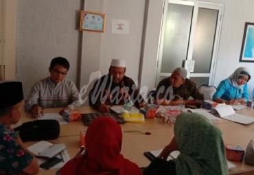 Ketua TP2KB bidang Ekonomi Kreatif, Wilson, saat rapat bersama Dinas Tenaga Kerja (Disnaker) dan Dinas Pariwisata Kota Bengkulu.