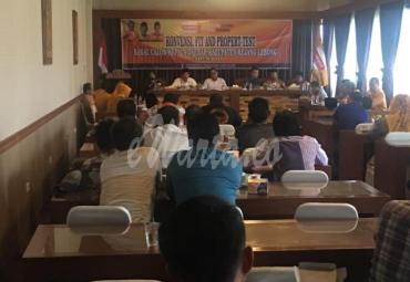 Konvensi dan uji kelayakan Bakal Calon Kepala Daerah Partai Hanura Rejang Lebong. 