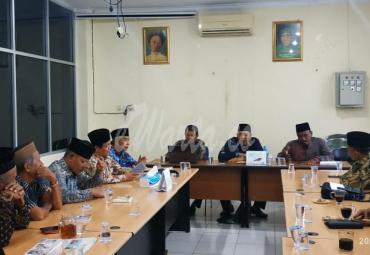 Rapat khusus pembahasan patung dan gambar Pengurus Wilayah Muhammadiyah Bengkulu, Minggu (19/1/2020).