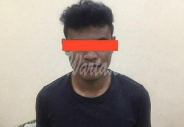 Pelaku dengan inisial LT laki-laki (27) ditangkap kemaren, rabu (26/02/2020) di Jakarta.