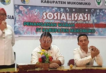 Dinkes dan RSUD Mukomuko sosialisasikan pencegahan dan penanganan suspect virus corona.
