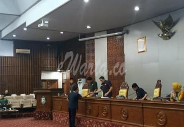 Paripurna DPRD provinsi Bengkulu.