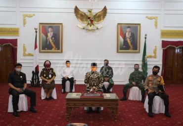 Kapolda Bengkulu, Gubernur dan FKPD Vicon Bahas Pengamanan Lebaran Ditengah Covid-19 Bersama Menko Polhukam