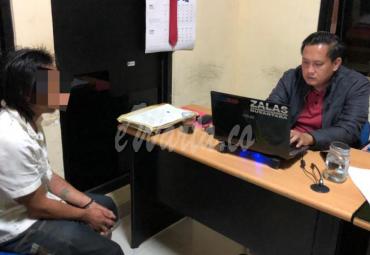 Pelaku penganiayaan sedang menjalani pemeriksaan oleh penyidik.