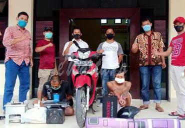 Dua Residivis tersangka Curat berhasil diringkus Satreskrim Polres Rejang Lebong.